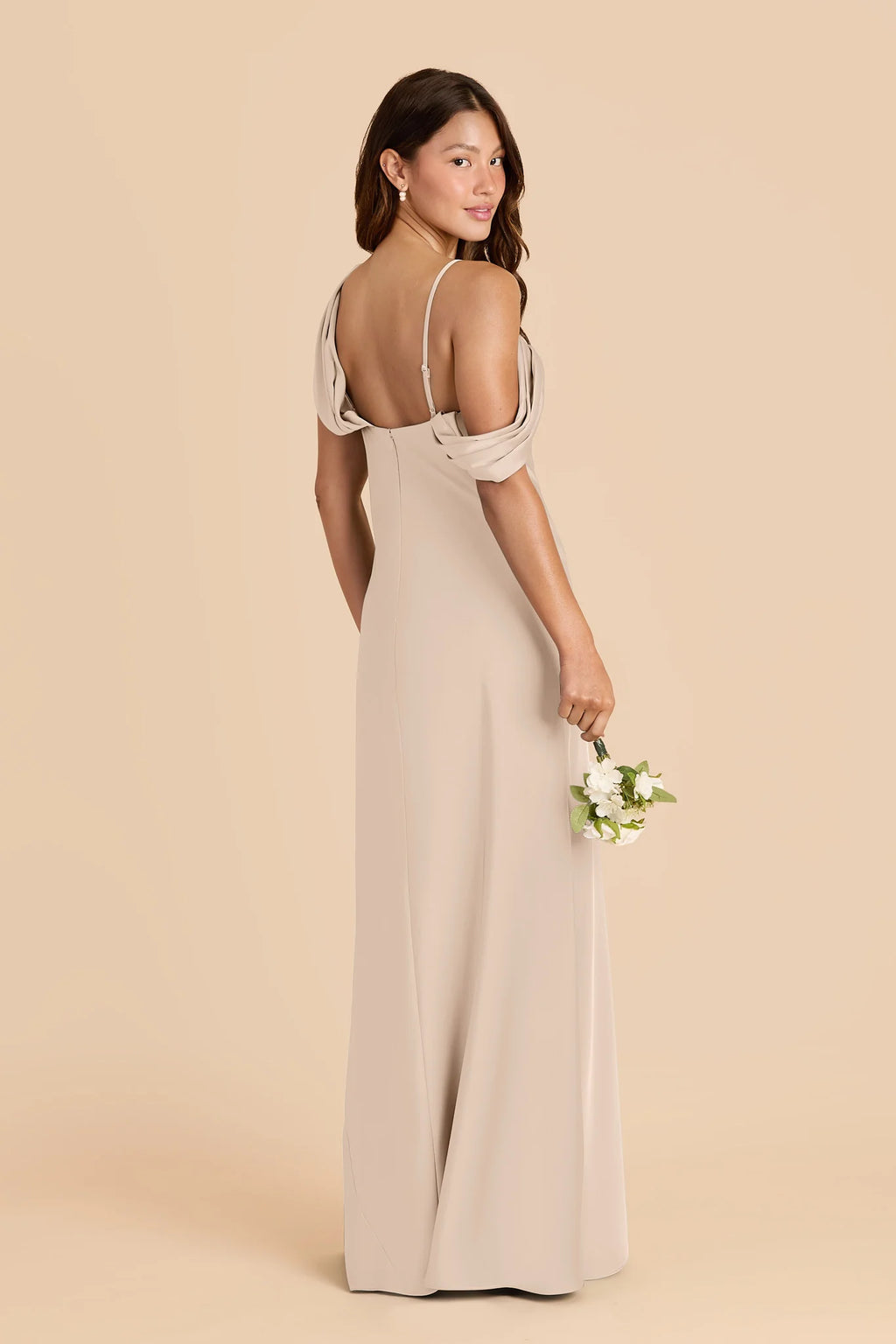 Thalia Almond alternate view 3 bridesmaid dress