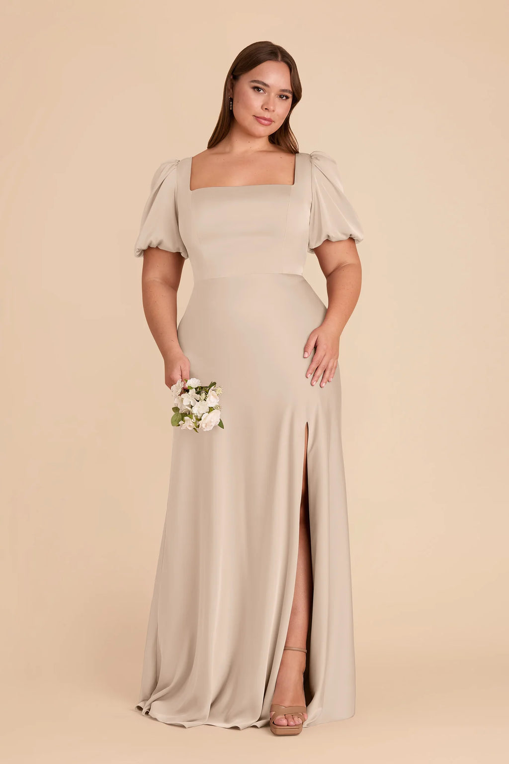 Selene Almond alternate view 1 bridesmaid dress