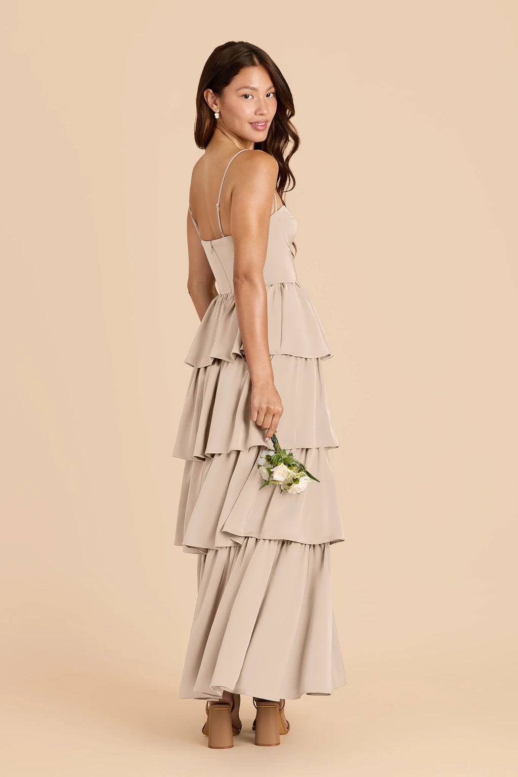 Calista Almond alternate view 3 bridesmaid dress