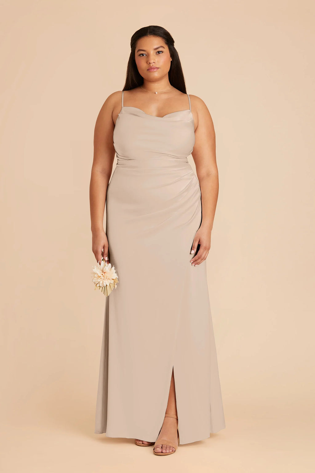 Sabine Almond alternate view 1 bridesmaid dress