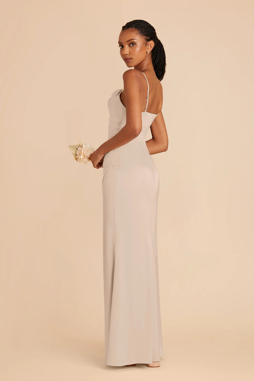 Sabine Almond alternate view 2 bridesmaid dress