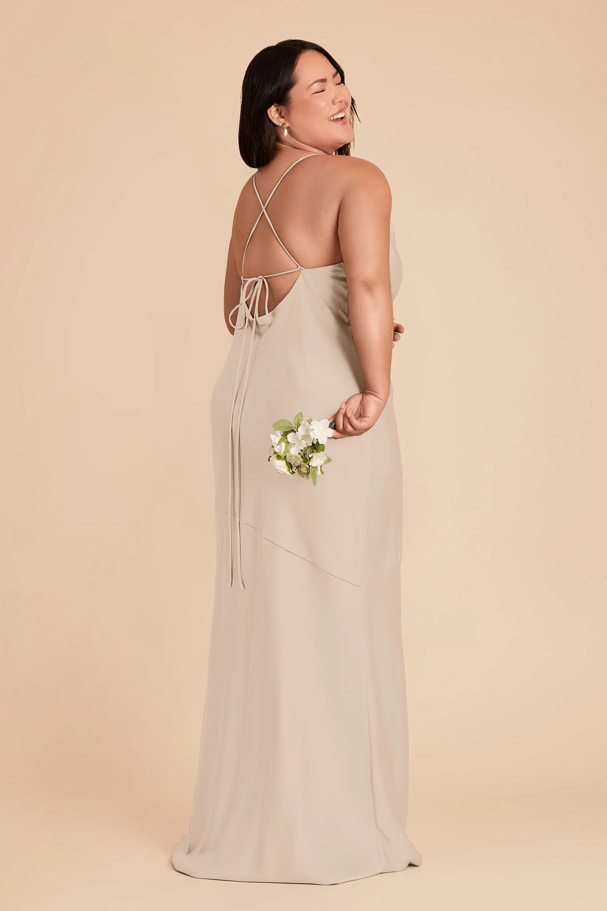 Estelle Almond alternate view 6 bridesmaid dress