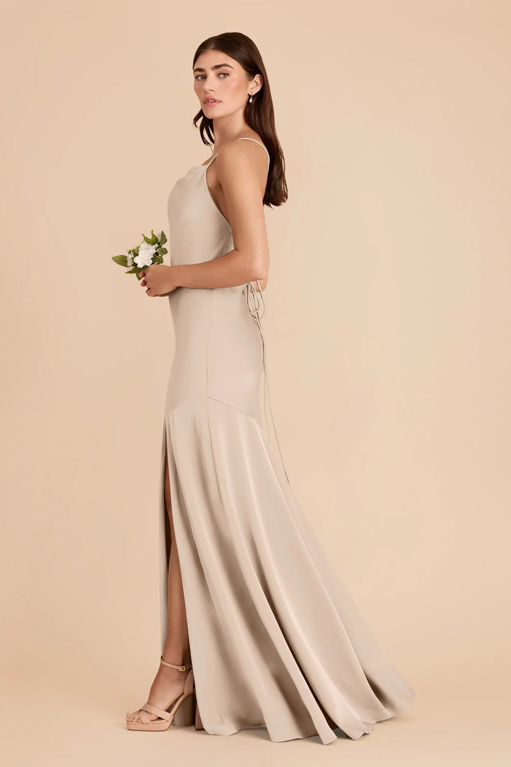 Estelle Almond alternate view 3 bridesmaid dress