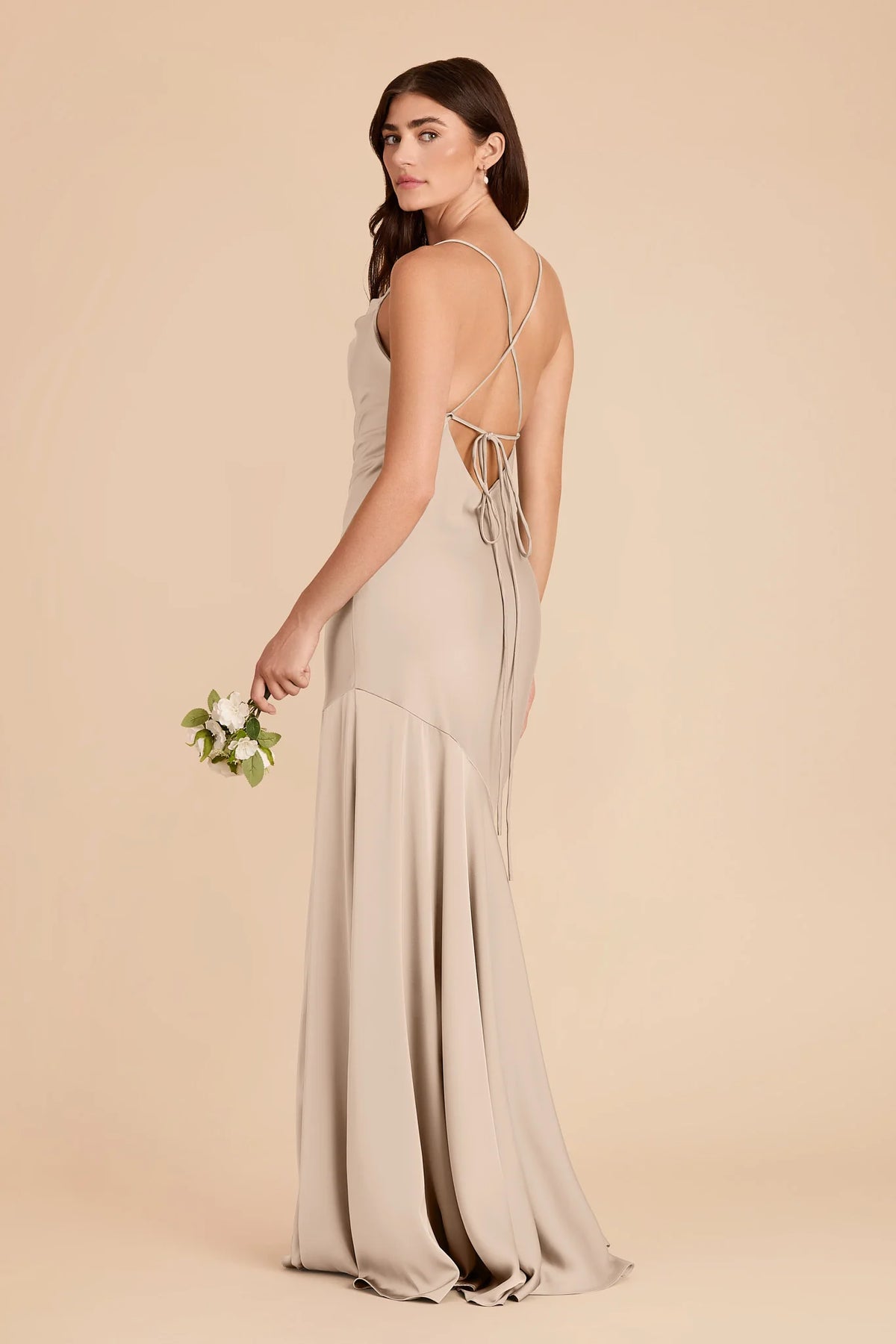 Estelle Almond alternate view 4 bridesmaid dress