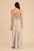 Estelle Almond alternate view 5 bridesmaid dress