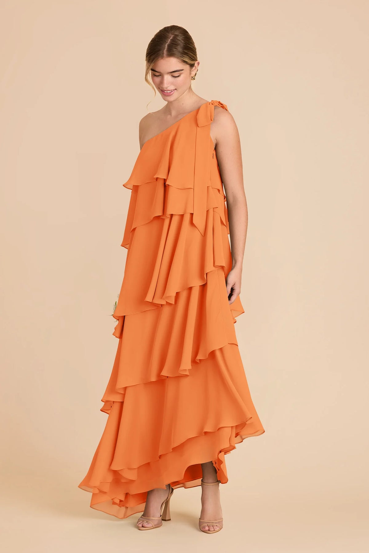 Marisol Apricot alternate view 1 bridesmaid dress