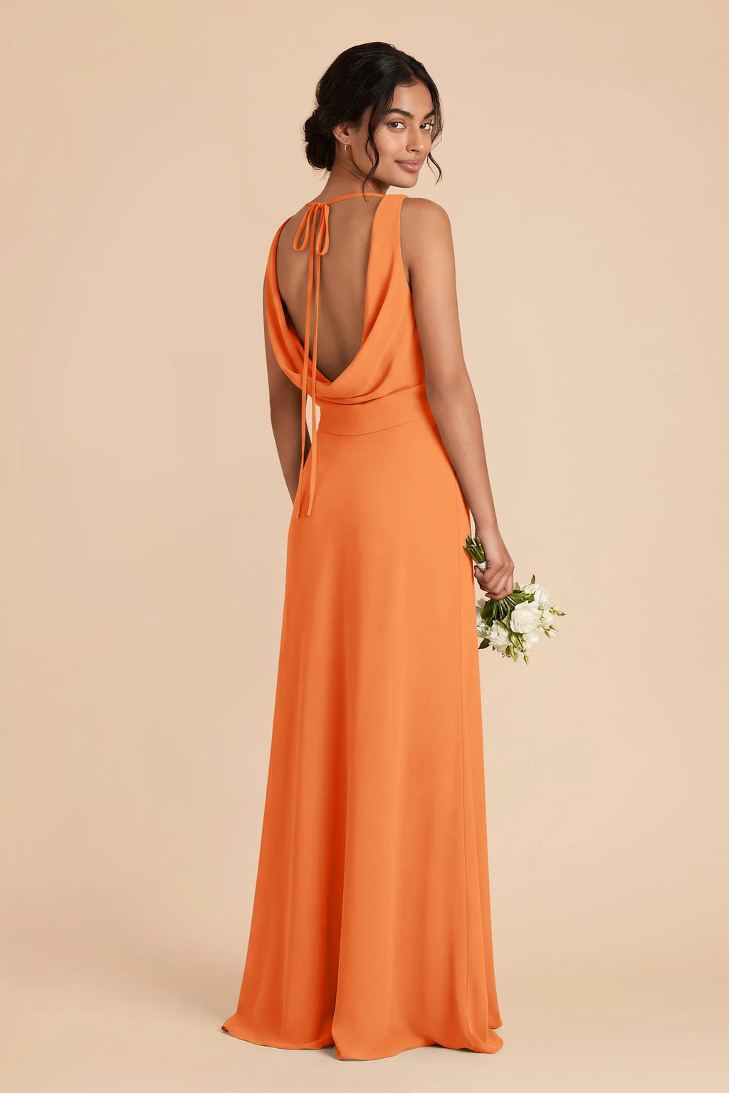 Odette Apricot alternate view 2 bridesmaid dress
