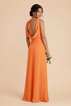 Odette Apricot alternate view 2 bridesmaid dress