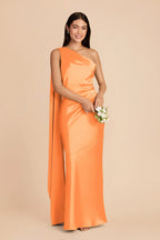 Ariadne Apricot alternate view 1 bridesmaid dress