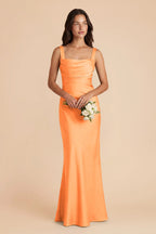 Colette Apricot alternate view 1 bridesmaid dress