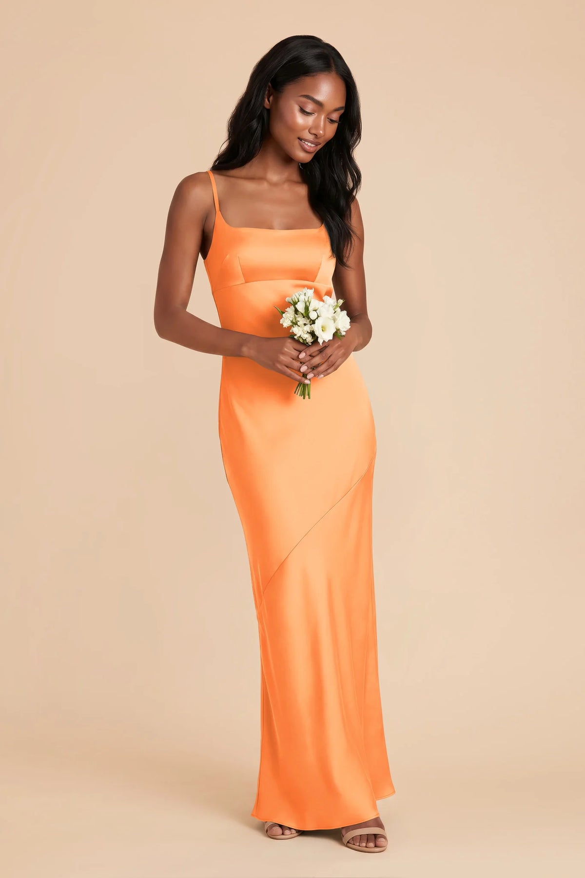 Noelle Apricot alternate view 1 bridesmaid dress