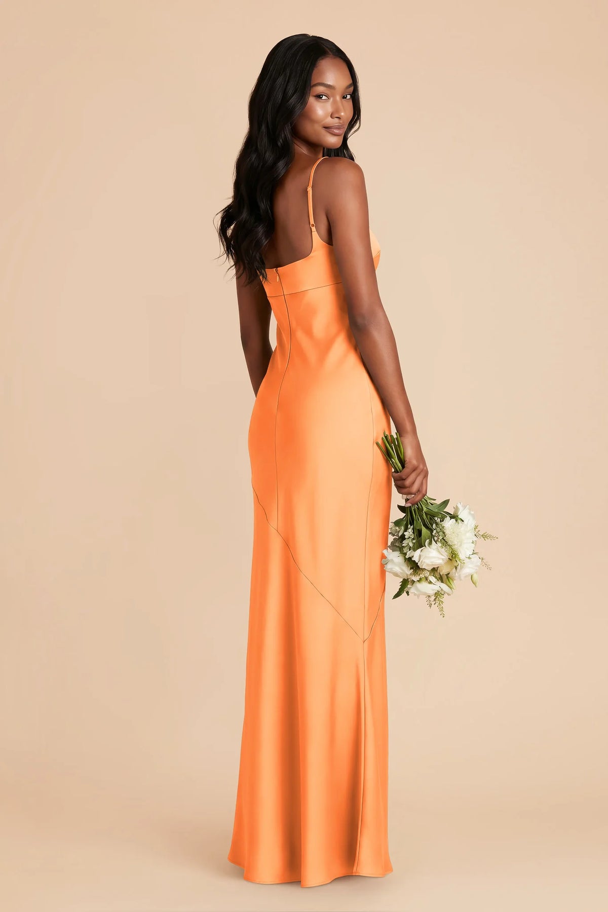Noelle Apricot alternate view 2 bridesmaid dress