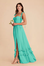 Daphne Aquamarine alternate view 3 bridesmaid dress