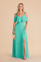 Genevieve Aquamarine alternate view 3 bridesmaid dress