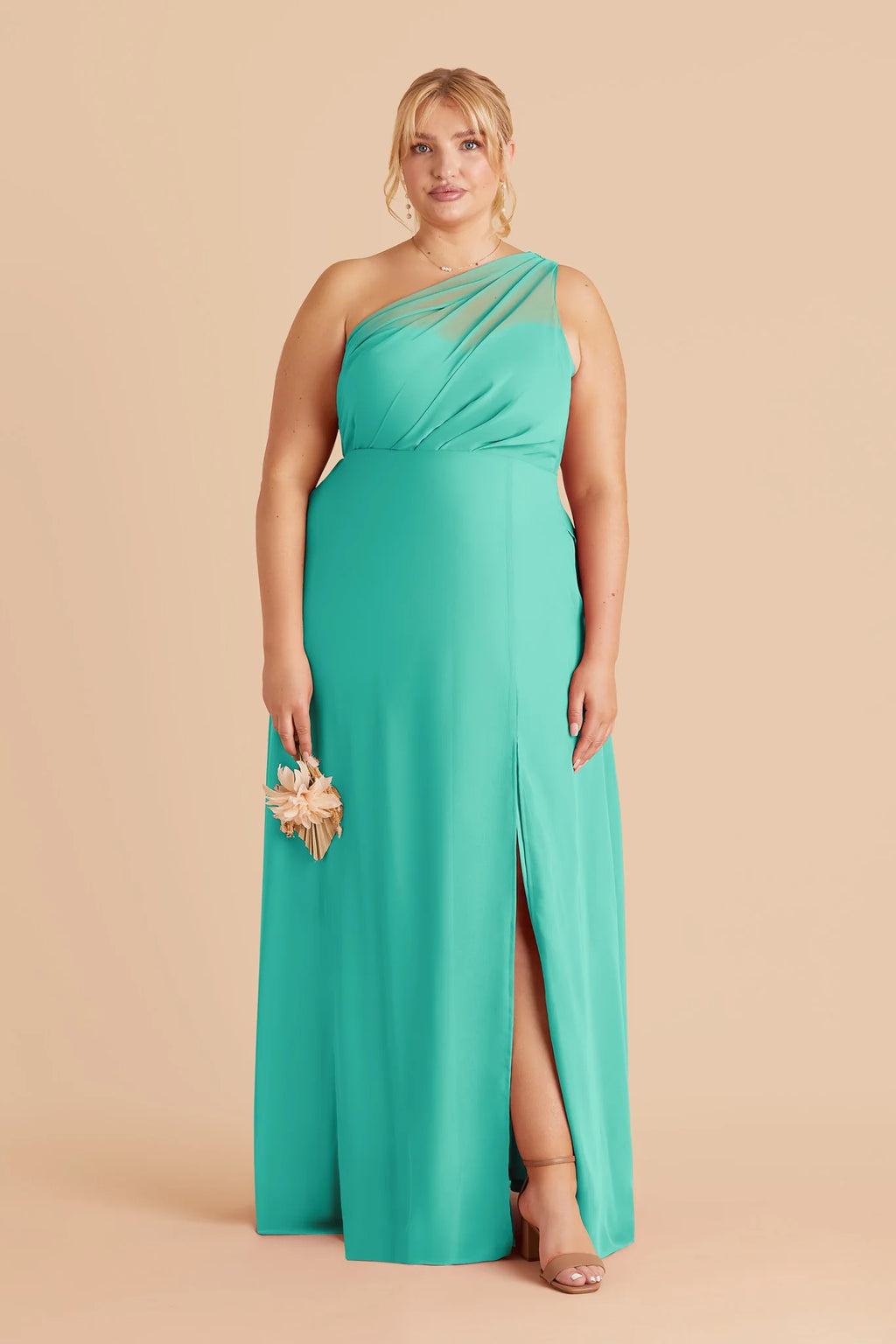 Celine Aquamarine alternate view 1 bridesmaid dress