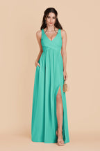 Annelise Aquamarine alternate view 2 bridesmaid dress