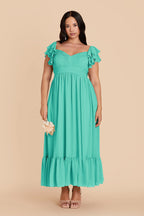 Talia Aquamarine alternate view 1 bridesmaid dress
