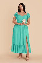 Talia Aquamarine alternate view 5 bridesmaid dress