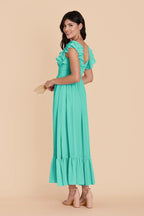 Talia Aquamarine alternate view 3 bridesmaid dress