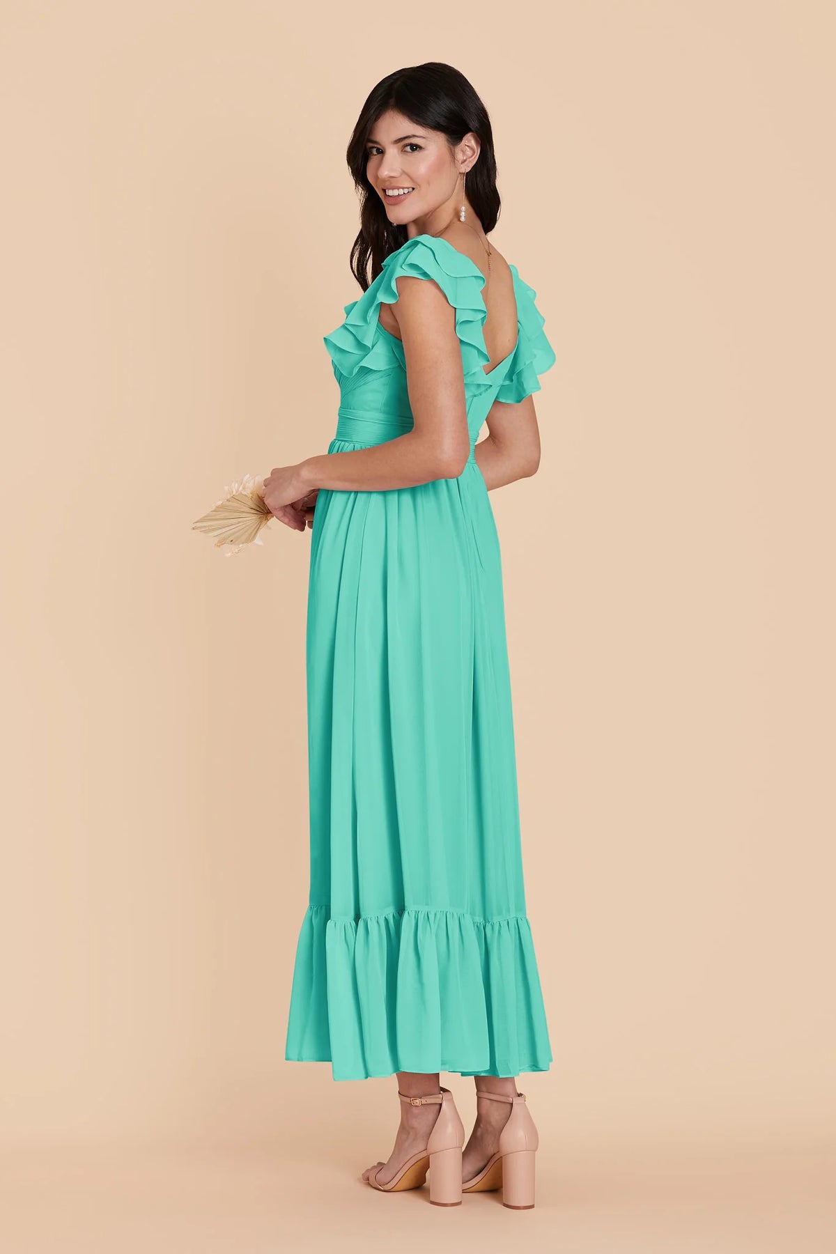 Talia Aquamarine alternate view 3 bridesmaid dress