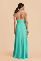 Margot Aquamarine back view bridesmaid dress