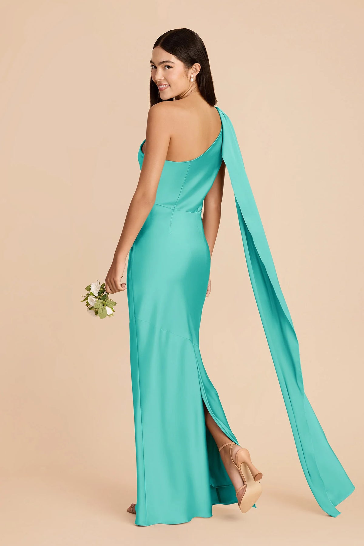 Ariadne Aquamarine alternate view 3 bridesmaid dress