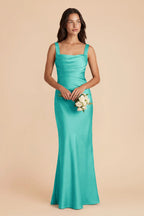 Colette Aquamarine alternate view 1 bridesmaid dress