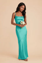 Noelle Aquamarine alternate view 1 bridesmaid dress