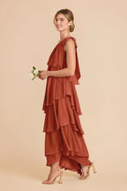 Marisol Auburn alternate view 2 bridesmaid dress