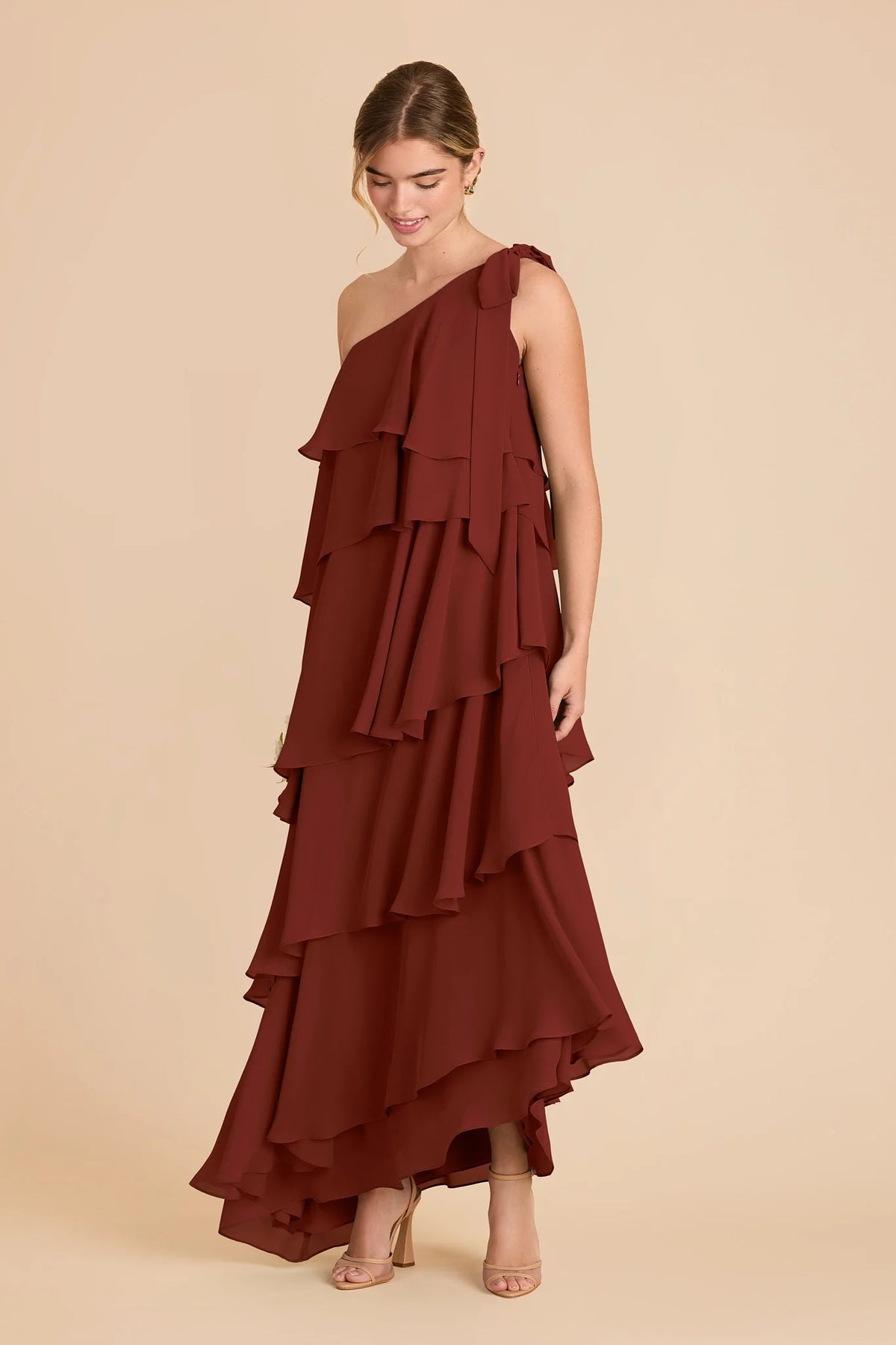 Marisol Black Cherry alternate view 1 bridesmaid dress