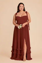 Daphne Black Cherry alternate view 1 bridesmaid dress