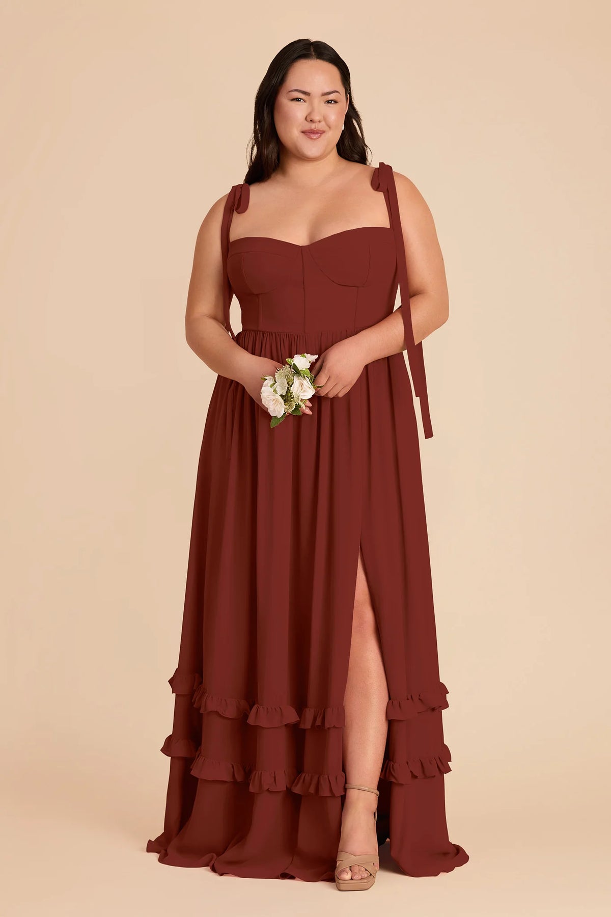 Daphne Black Cherry alternate view 1 bridesmaid dress