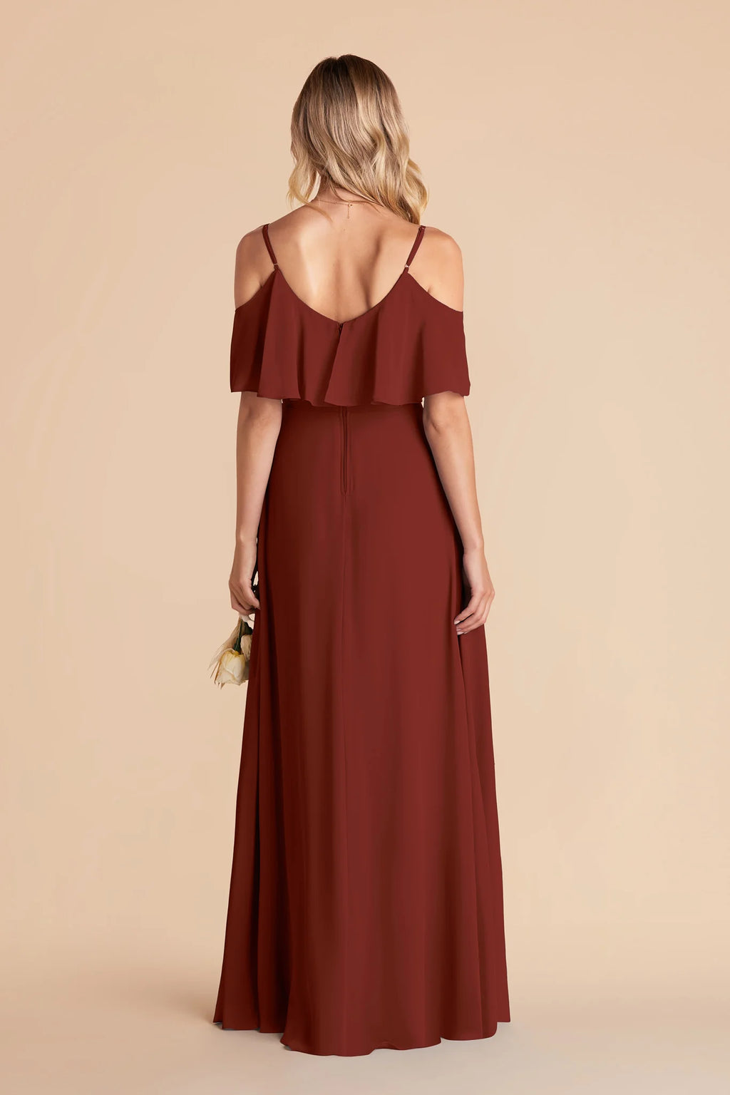 Genevieve Black Cherry alternate view 4 bridesmaid dress