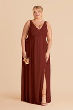 Annelise Black Cherry alternate view 1 bridesmaid dress