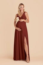 Annelise Black Cherry alternate view 4 bridesmaid dress