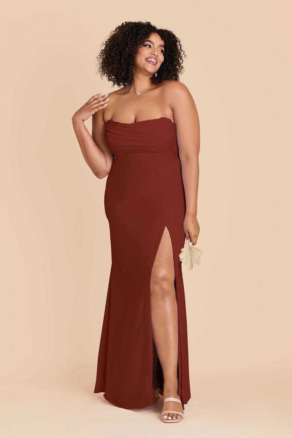 Odessa Black Cherry alternate view 6 bridesmaid dress