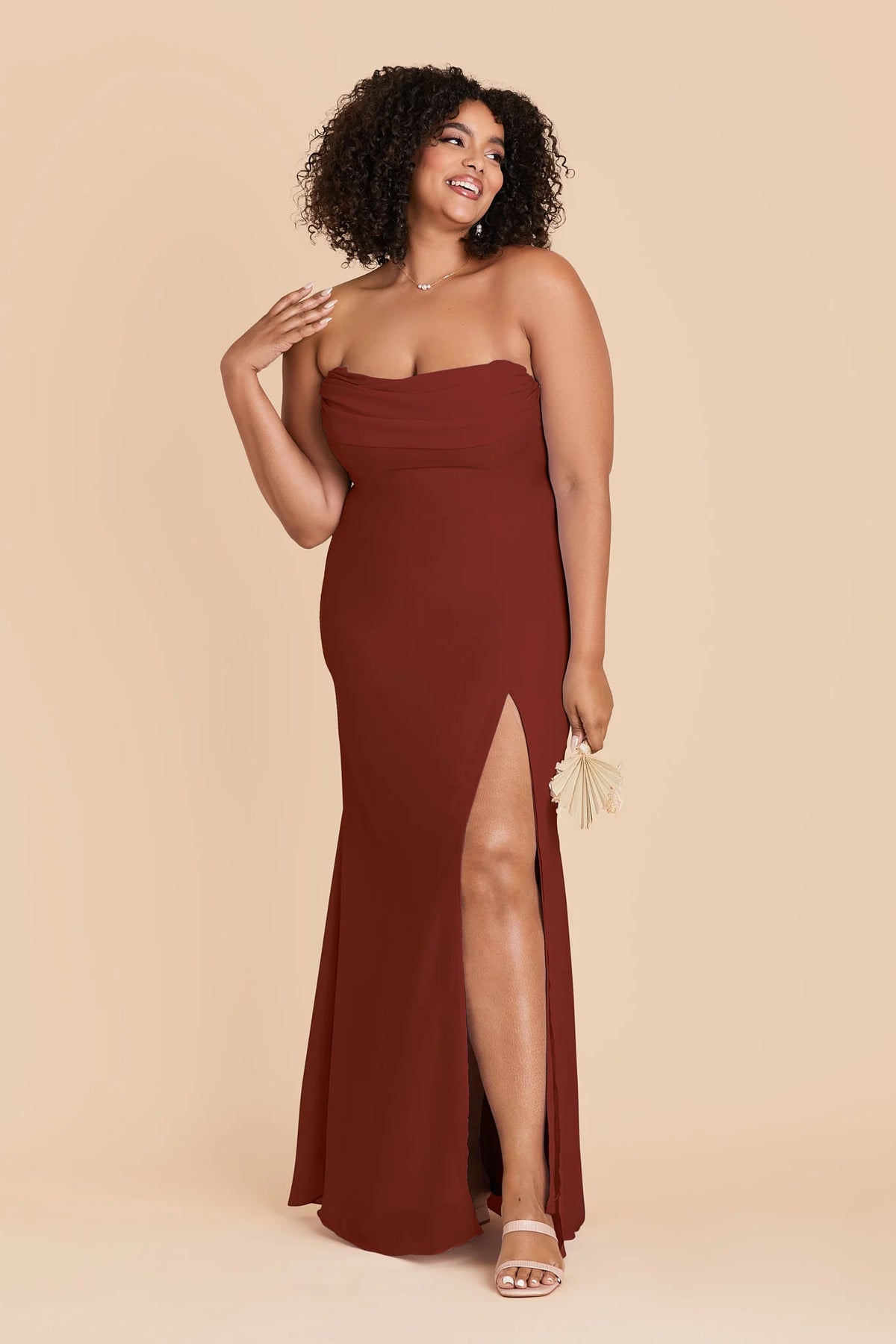 Odessa Black Cherry alternate view 6 bridesmaid dress