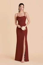 Odessa Black Cherry alternate view 3 bridesmaid dress