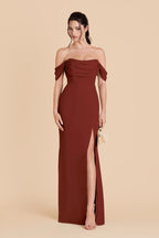 Odessa Black Cherry alternate view 4 bridesmaid dress