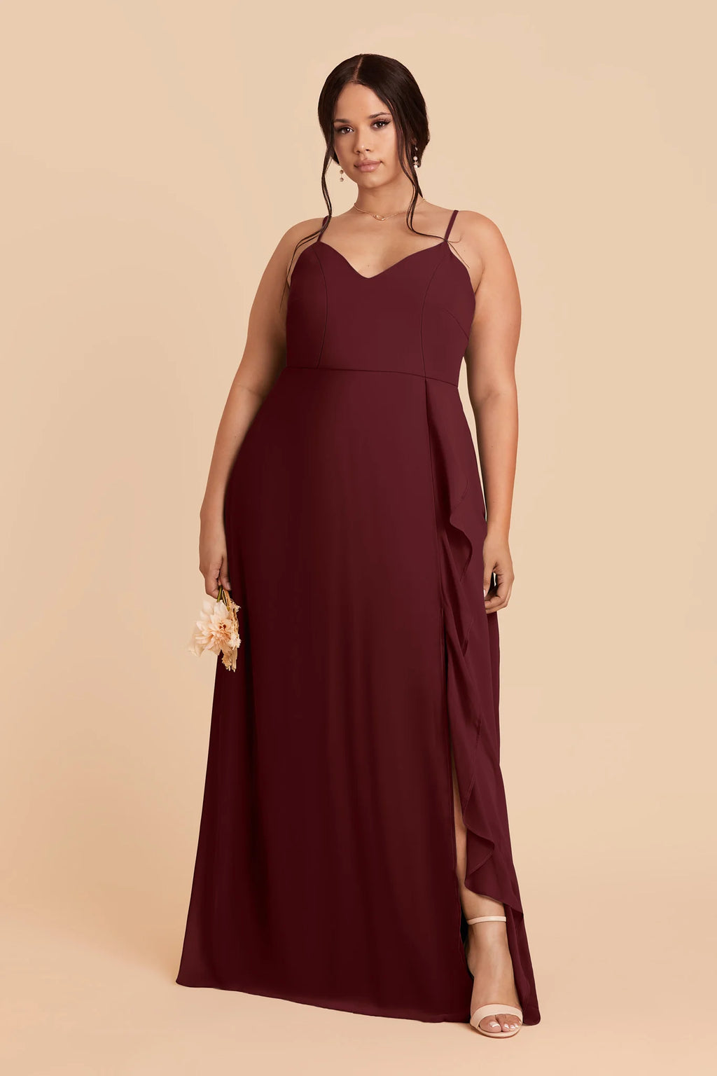 Margot Black Cherry alternate view 1 bridesmaid dress