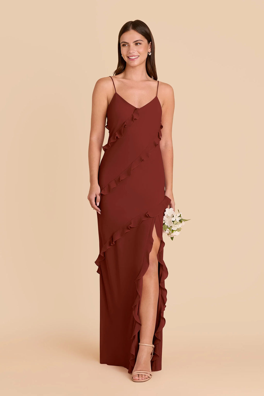 Vivienne Black Cherry alternate view 2 bridesmaid dress