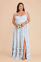Daphne Blue Dreamy Ditsy alternate view 1 bridesmaid dress
