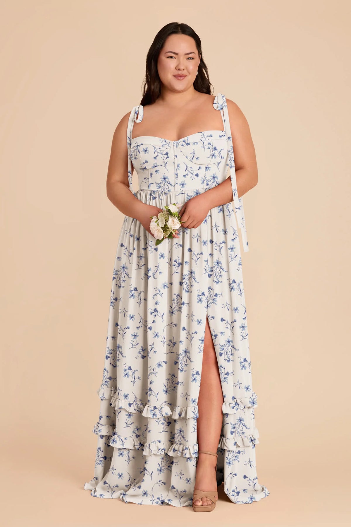 Daphne Blue Le Fleur alternate view 1 bridesmaid dress