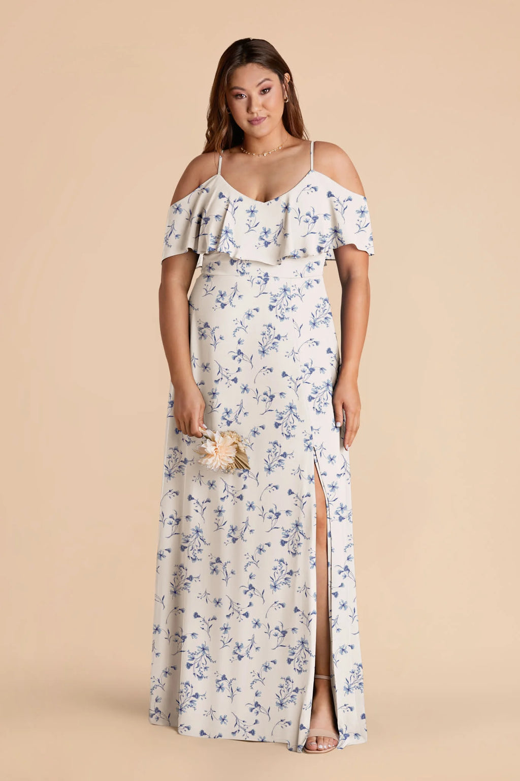 Genevieve Blue Le Fleur alternate view 1 bridesmaid dress