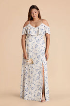 Genevieve Blue Le Fleur alternate view 1 bridesmaid dress