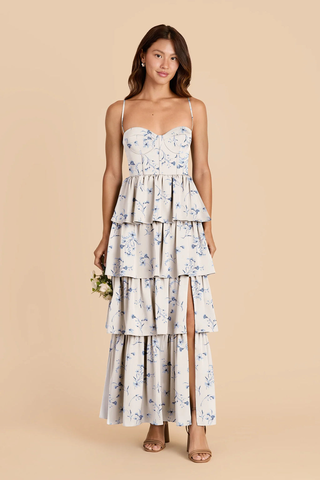 Calista Blue Le Fleur alternate view 2 bridesmaid dress