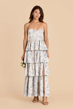 Calista Blue Le Fleur alternate view 2 bridesmaid dress