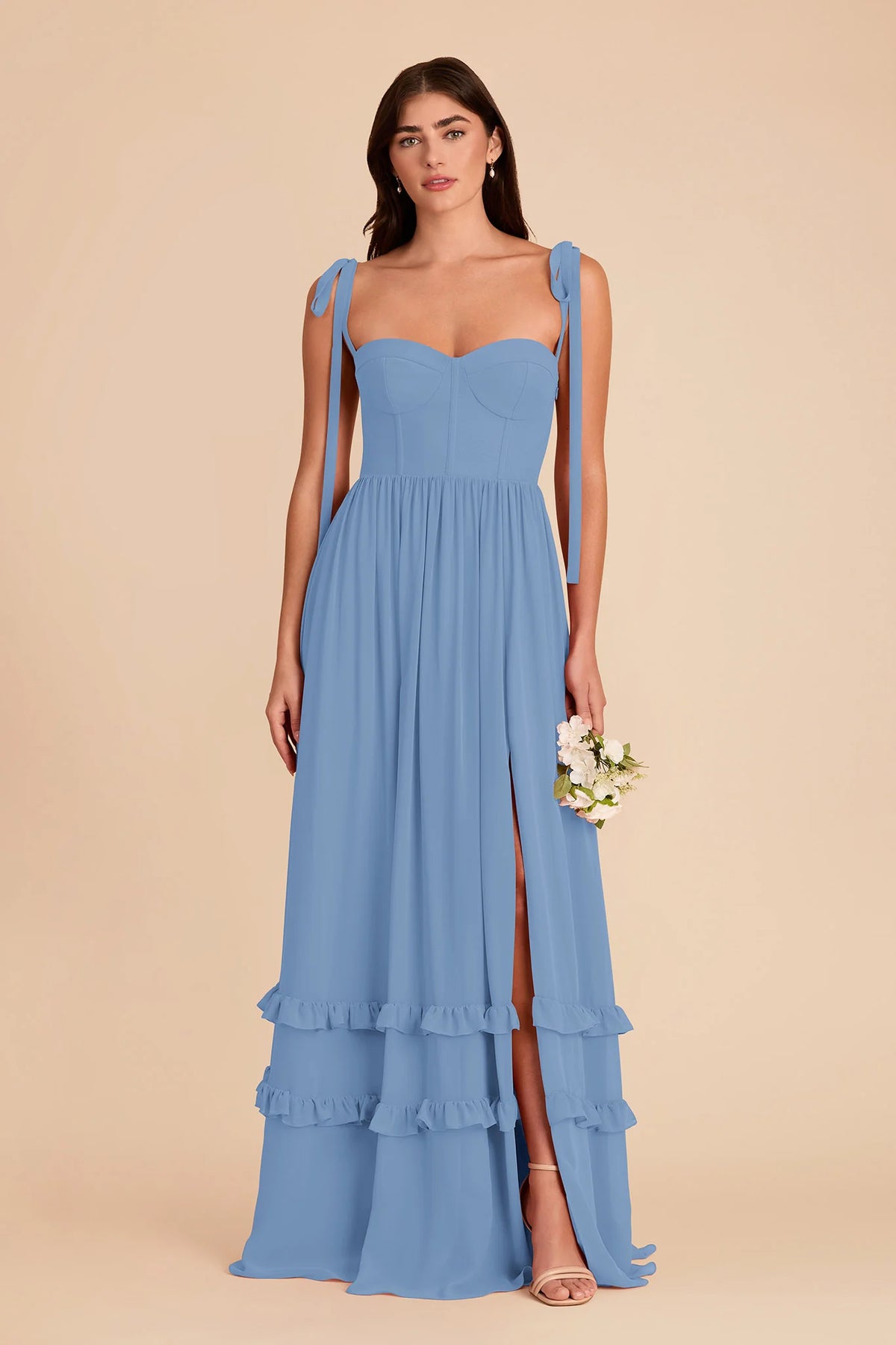 Daphne Bluebell front view bridesmaid dress