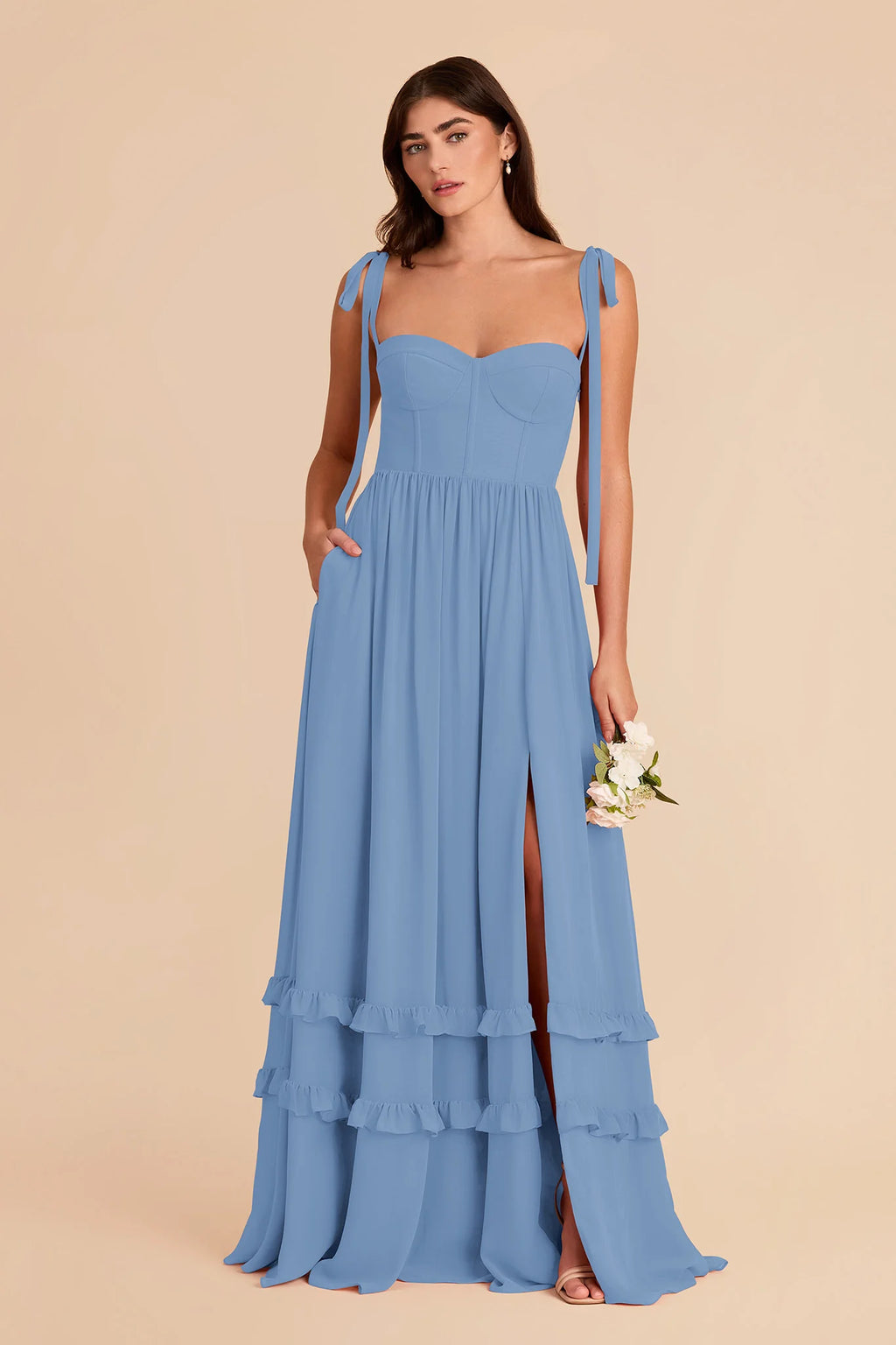 Daphne Bluebell alternate view 3 bridesmaid dress