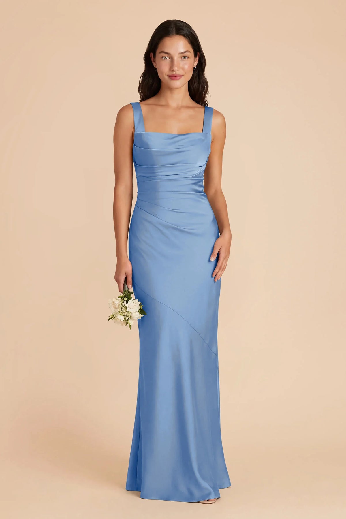 Colette Bluebell front view bridesmaid dress